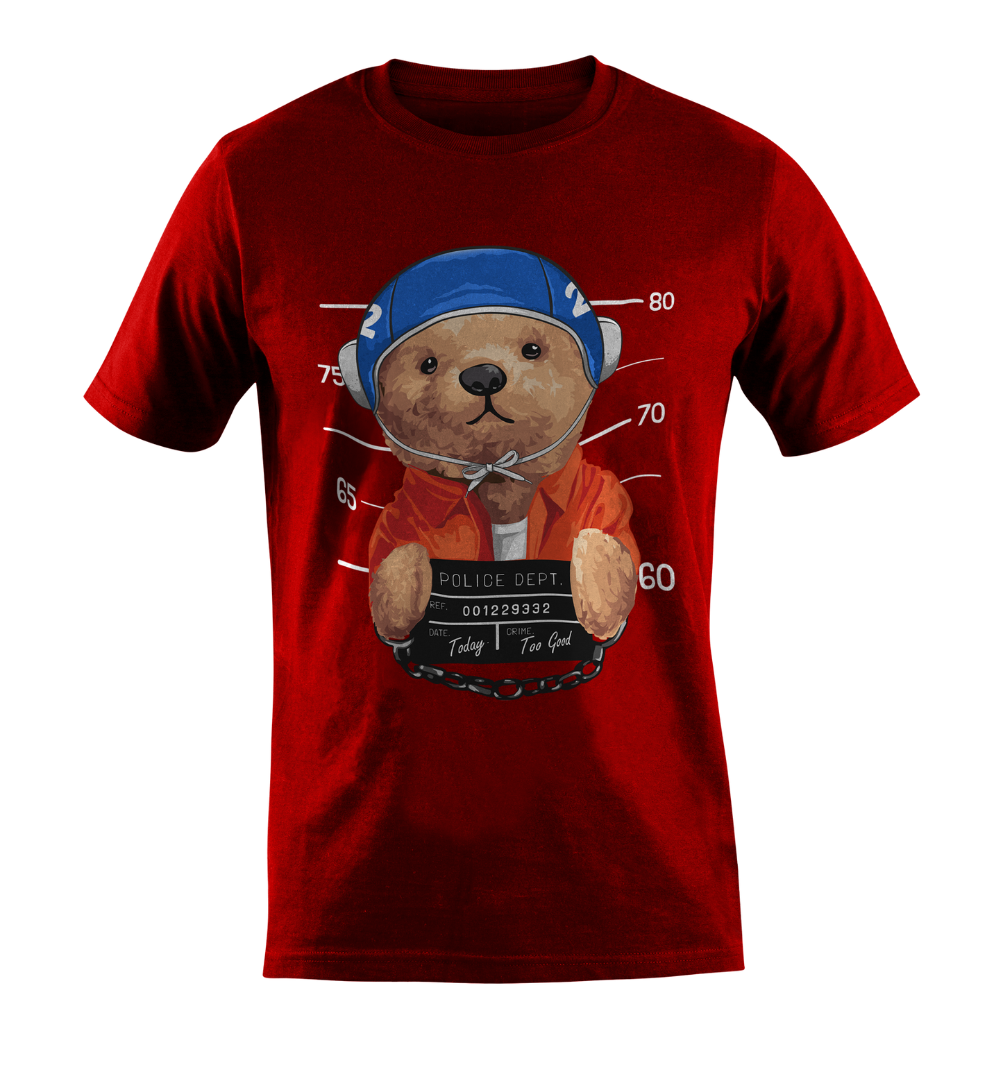 Exclusion Bear - Red Male t-shirt