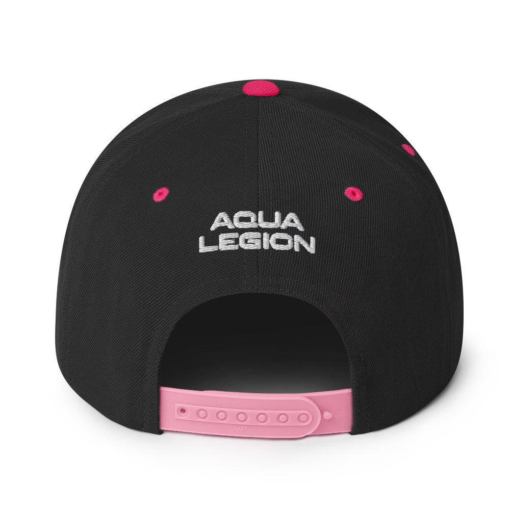 Water Polo Black/Pink snapback hat