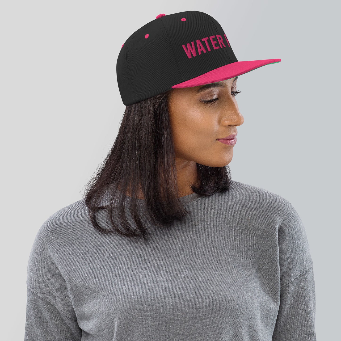 Water Polo Black/Pink snapback hat