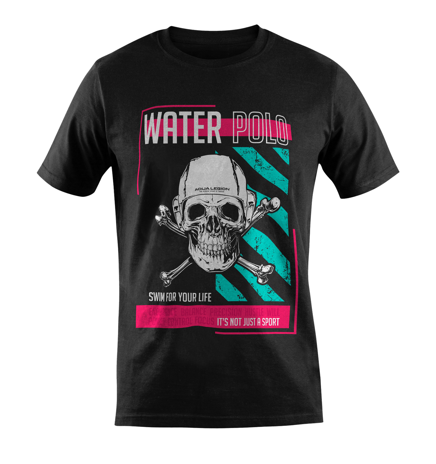 Swim for your life - Black Male t-shirt