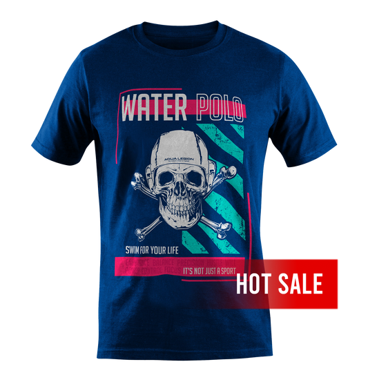 Swim for your life - Royal Blue Male t-shirt