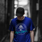 Aqua Pirate Royal Blue Male t-shirt