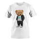 Aqua Hype Bear - White Male t-shirt