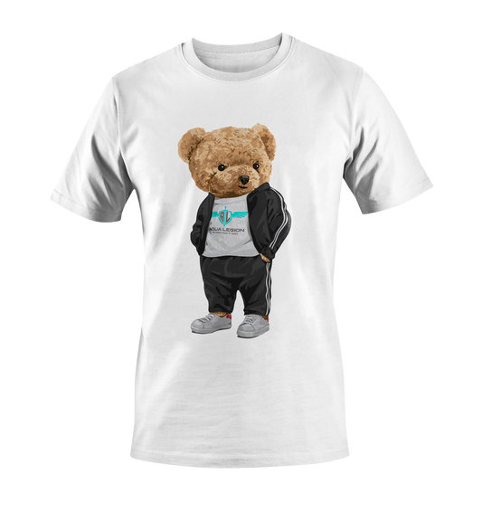 Aqua Hype Bear - White Male t-shirt
