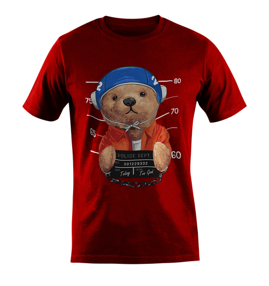 Exclusion Bear - Red Male t-shirt