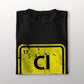 Chlorine Element Black Male t-shirt