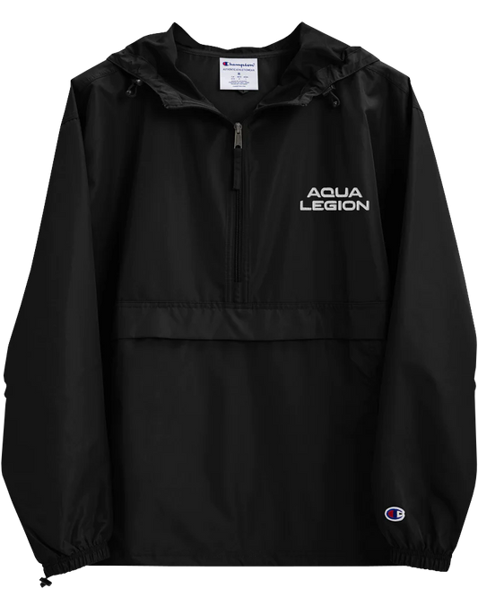 Aqua Legion x Champion Black Packable Jacket
