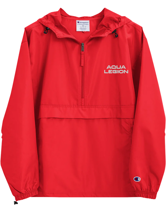 Aqua Legion x Champion Red Packable Jacket