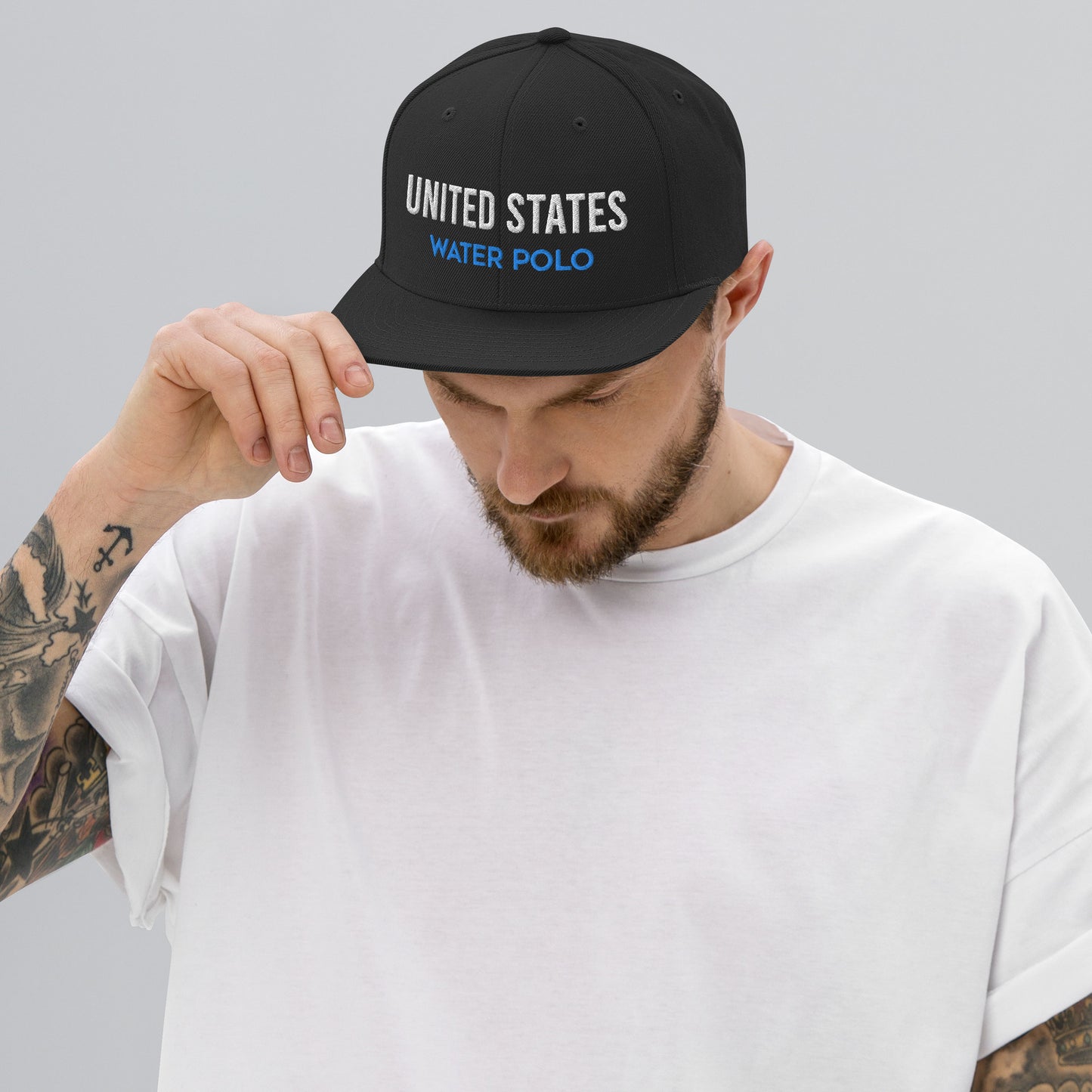USA Water Polo snapback hat