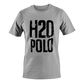 H2O Polo Heather grey / Black Male t-shirt