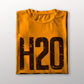 H2O Polo Yellow / Black Male t-shirt