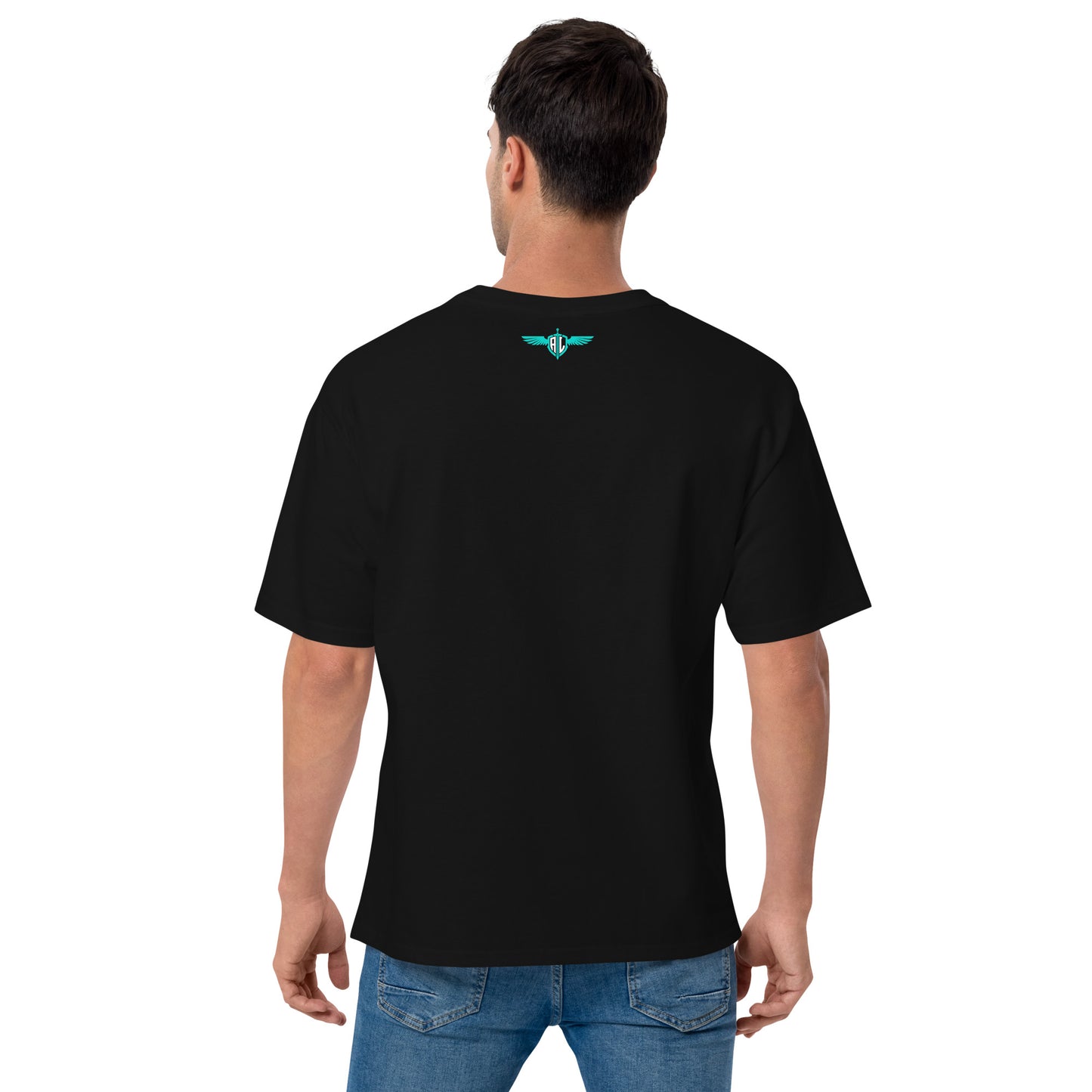 Aqua Legion x Champion Black t-shirt