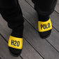 Black / Yellow Men's Water Polo Flip Flops