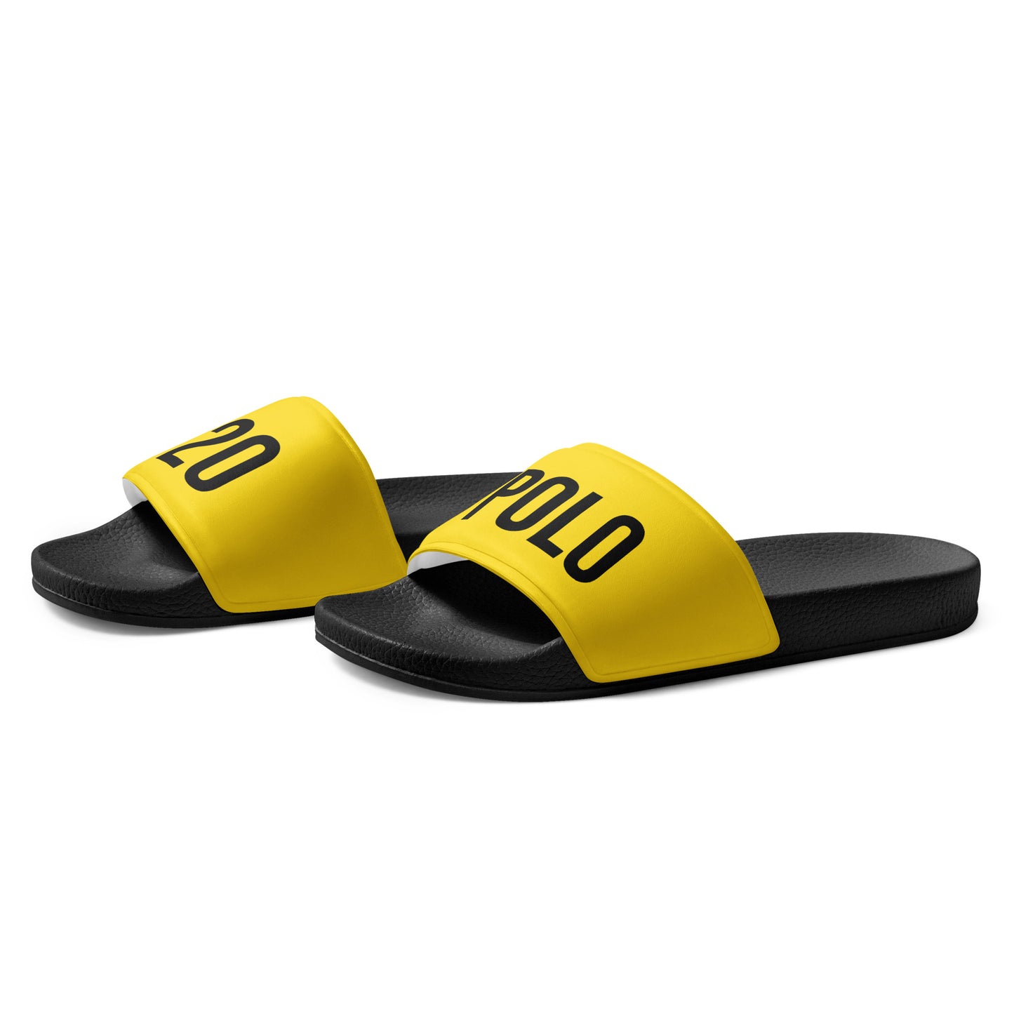 Black / Yellow Men's Water Polo Flip Flops